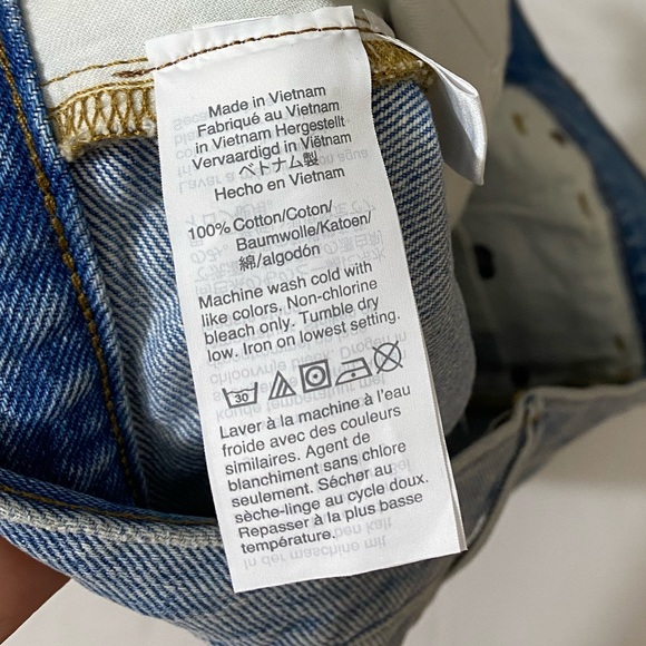 NWT Madewell Rigid Denim Relaxed Mini Skirt In Northdale Wash Size 29. - Picture 7 of 7